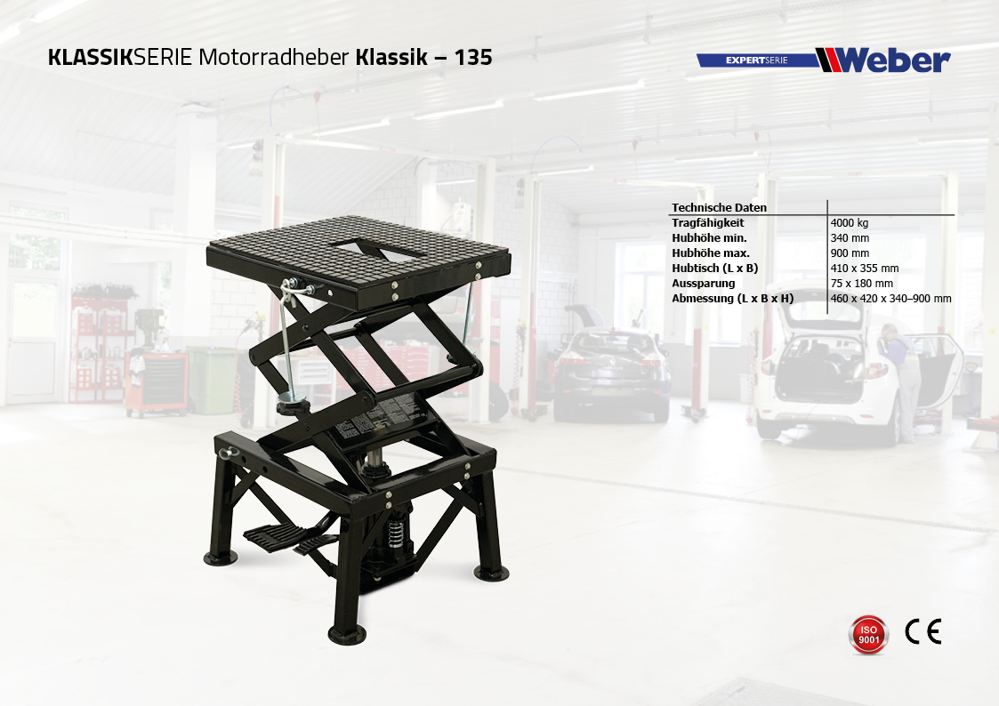 Motorradheber Weber Klassik Serie - 135